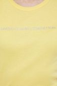 Бавовняна футболка United Colors of Benetton колір жовтий (3046907)