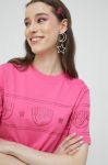 Бавовняна футболка Chiara Ferragni колір рожевий (3046956)