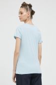 Бавовняна футболка HUGO колір блакитний (3114045)