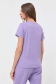 Бавовняна футболка Pinko колір фіолетовий (3417629)