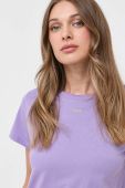 Бавовняна футболка Pinko колір фіолетовий (3417629)