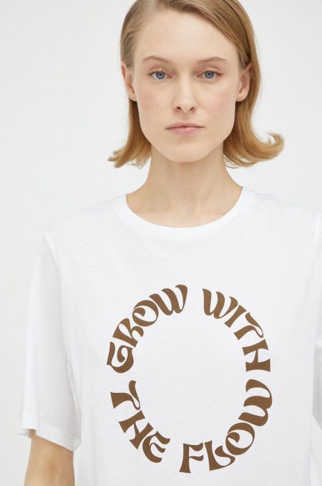 Бавовняна футболка Marc O'Polo колір білий (3148686)