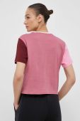 Бавовняна футболка adidas колір рожевий (3227667)