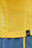 Спортивна футболка Salewa Pure Eagle Frame колір жовтий