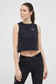 Спортивний топ Salewa Pedroc Dry Responsive жіночий колір чорний