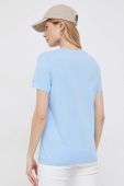 Бавовняна футболка Tommy Hilfiger колір блакитний (3096069)