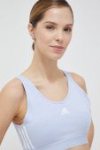 Спортивний бюстгальтер adidas колір блакитний Спортивний бюстгальтер adidas колір блакитний