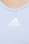 Спортивний бюстгальтер adidas колір блакитний Спортивний бюстгальтер adidas колір блакитний