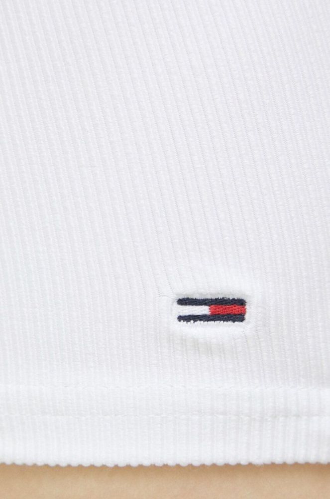 Топ Tommy Jeans жіночий колір білий (3075688) фото 5