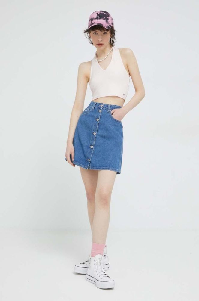 Топ Tommy Jeans жіночий колір рожевий (3075684) фото 2