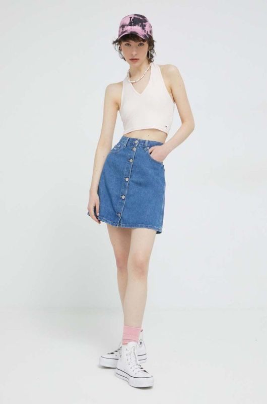 Топ Tommy Jeans жіночий колір рожевий (3075684) фото 2