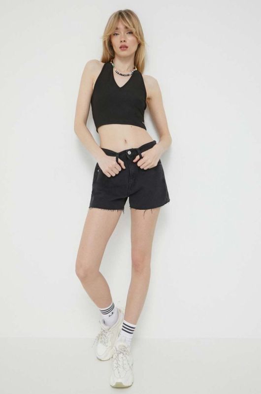 Топ Tommy Jeans жіночий колір чорний (3075679) фото 2