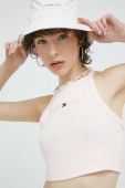 Топ Tommy Jeans жіночий колір рожевий (3083579)