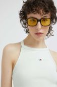 Топ Tommy Jeans жіночий колір зелений (3083582)
