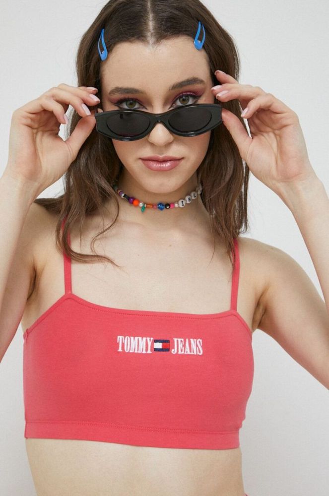 Топ Tommy Jeans жіночий колір рожевий (2980791) фото 4