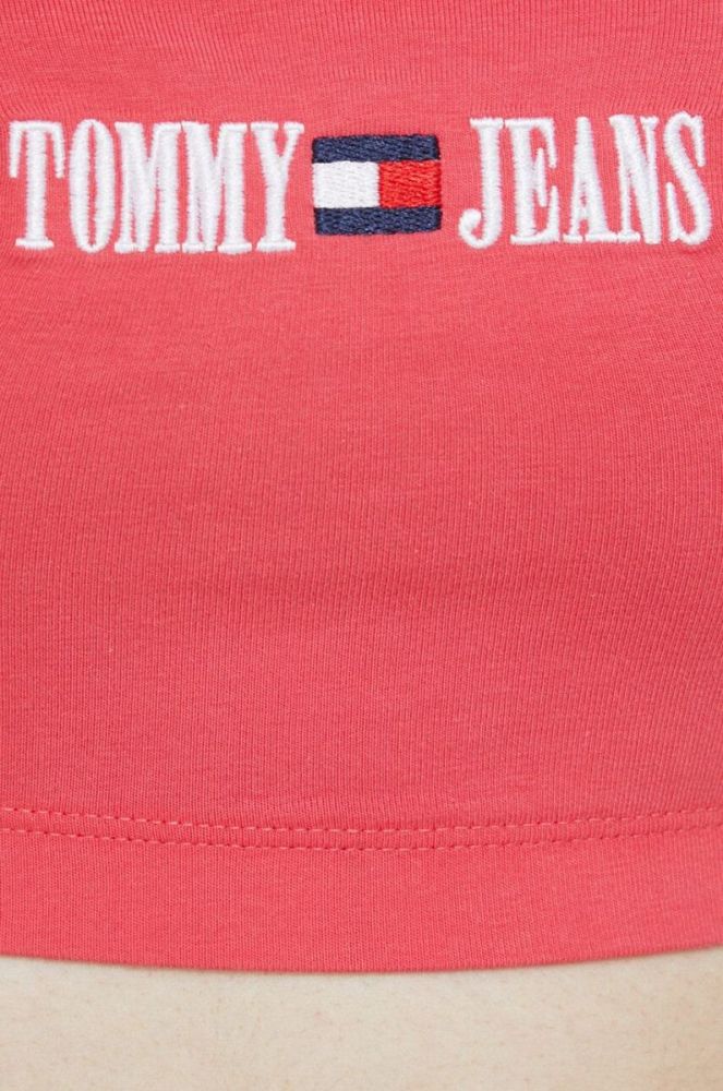 Топ Tommy Jeans жіночий колір рожевий (2980791) фото 5