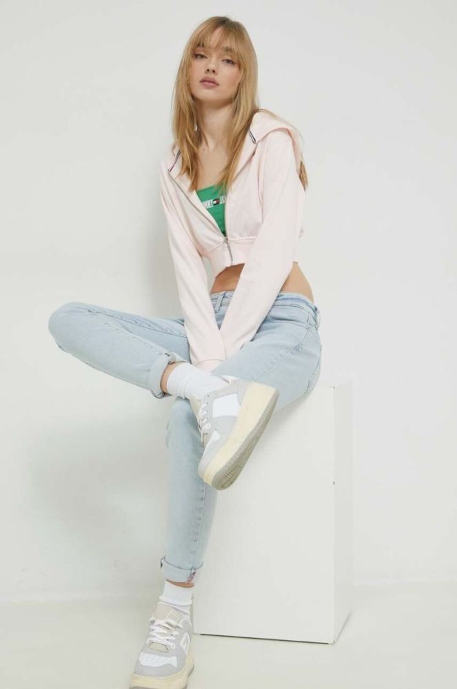 Топ Tommy Jeans жіночий колір зелений (2980785) фото 2