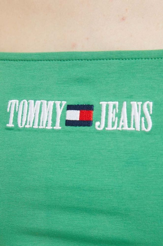 Топ Tommy Jeans жіночий колір зелений (2980785) фото 5