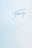 Бавовняна футболка Tommy Jeans колір блакитний (3129549)
