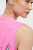 Топ для бігу adidas by Stella McCartney TruePace колір рожевий