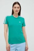 Бавовняна футболка adidas колір зелений (3289146)