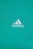 Бавовняна футболка adidas колір зелений (3289146)