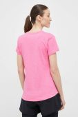 Спортивна футболка Columbia Sun Trek колір рожевий