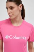Спортивна футболка Columbia Zero Rules Graphic колір рожевий