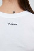 Бавовняний топ Columbia колір білий