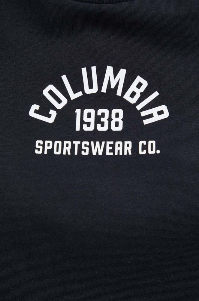 Бавовняна футболка Columbia колір чорний фото 5