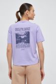 Бавовняна футболка Columbia колір фіолетовий (3114126)
