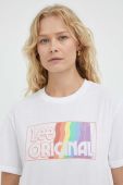 Футболка Lee жіночий колір білий