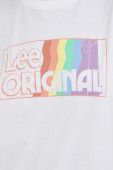 Футболка Lee жіночий колір білий