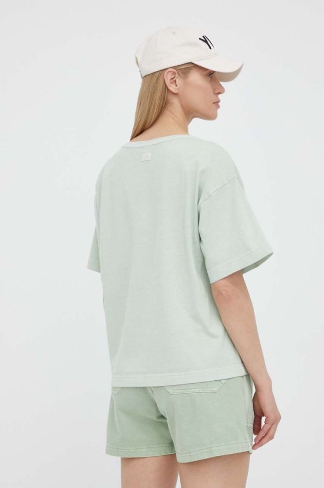 Бавовняна футболка G-Star Raw колір зелений (3160200) фото 3