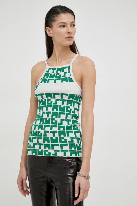 Бавовняний топ G-Star Raw колір барвистий (2991686)