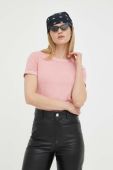 Бавовняна футболка G-Star Raw колір рожевий (3251489)