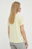 Бавовняна футболка Wrangler колір жовтий (3252135)