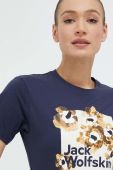 Бавовняна футболка Jack Wolfskin 10 колір синій
