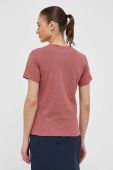 Бавовняна футболка Jack Wolfskin 10 колір рожевий