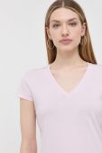 Бавовняна футболка Armani Exchange колір рожевий (3194709)