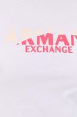 Бавовняна футболка Armani Exchange колір білий (3196371)