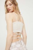 Топ Karl Kani жіночий колір бежевий (3333611)