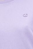 Бавовняна футболка Champion колір фіолетовий (3091458)
