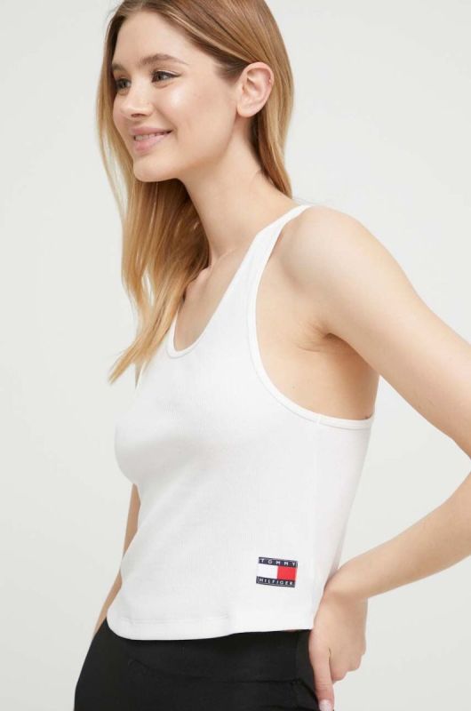 Топ лаунж Tommy Hilfiger колір білий
