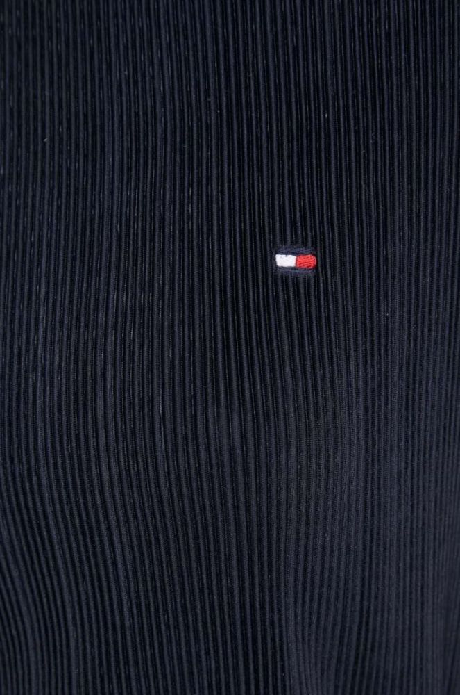 Піжамна футболка Tommy Hilfiger жіночий колір синій фото 5