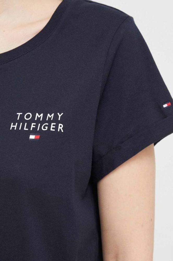 Бавовняна футболка lounge Tommy Hilfiger колір синій фото 5