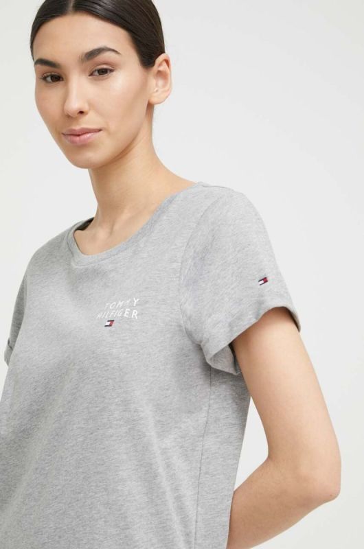 Бавовняна футболка lounge Tommy Hilfiger колір сірий фото 2