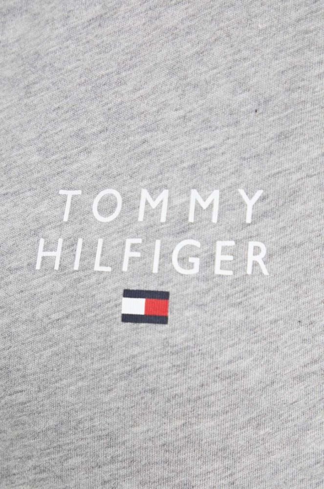 Бавовняна футболка lounge Tommy Hilfiger колір сірий фото 4
