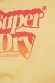 Бавовняна футболка Superdry колір жовтий