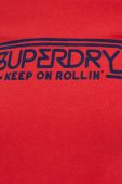 Бавовняна футболка Superdry колір червоний (3186153)